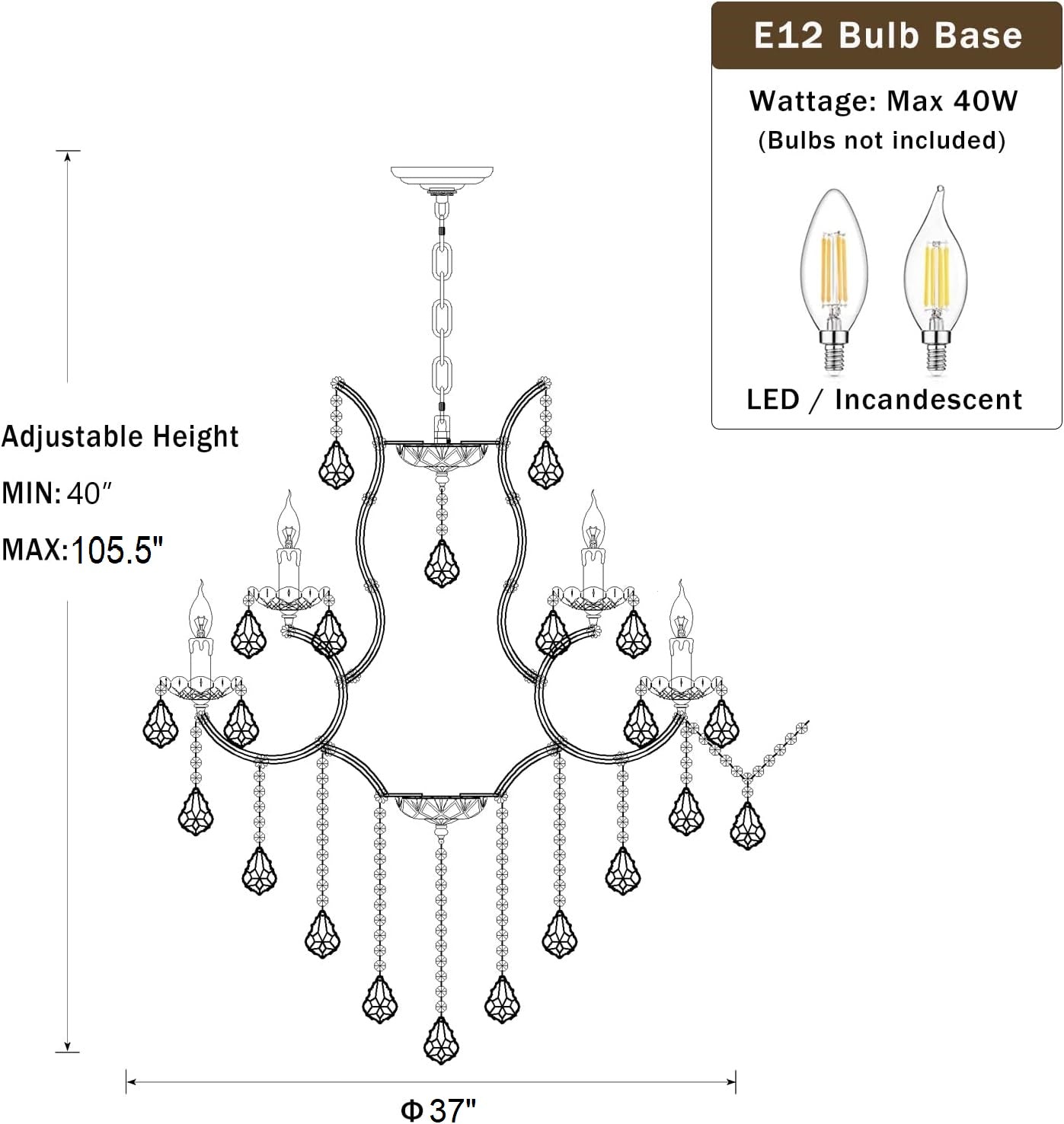 Set Of 2 - Maria Theresa Swarovski Crystal Trimmed Chandelier Lighting Chandeliers H30" X W28" - 200201305S+013S