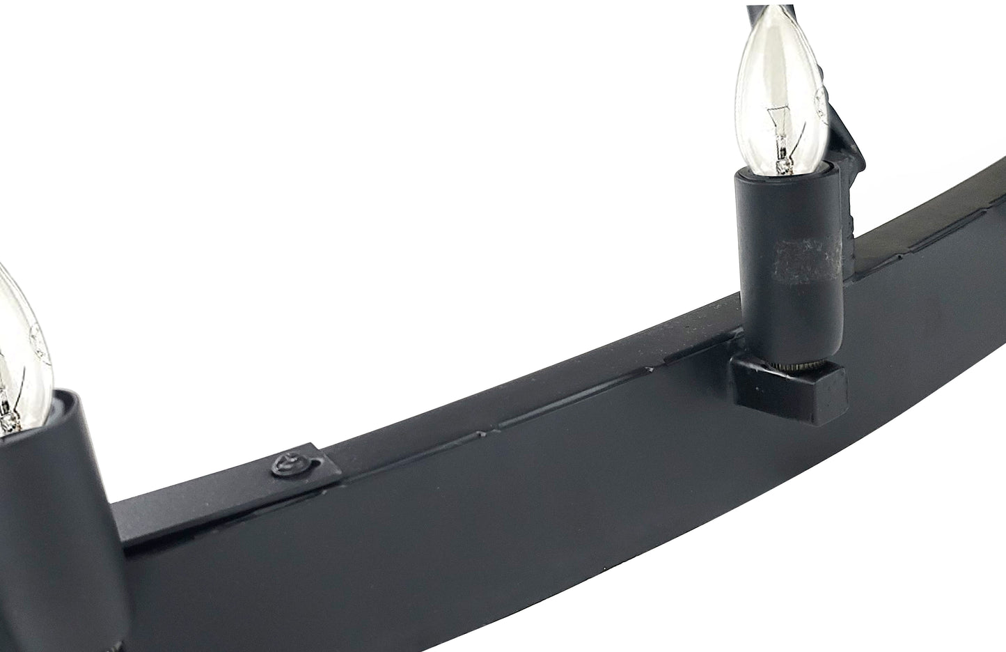 black metal frame ceiling light fixture RH camino