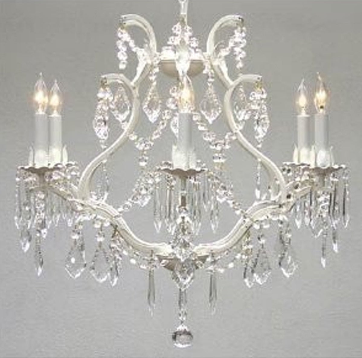 Rod iron and crystal chandeliers chandelier large with crystals wrought