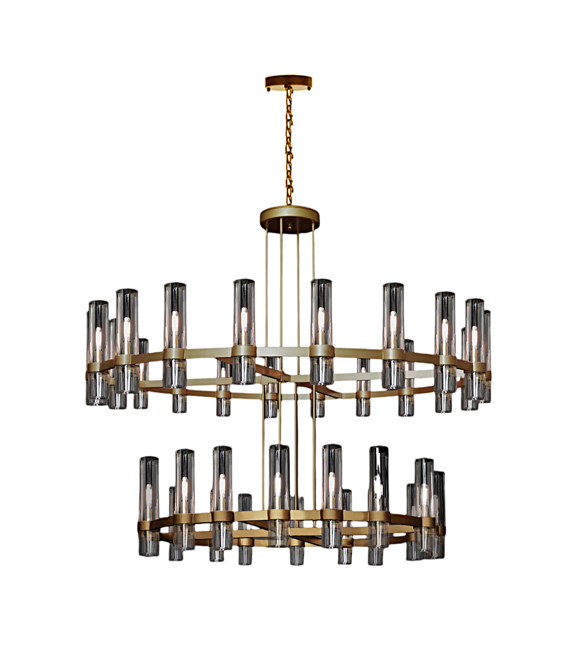 Varella Round Chandelier 60" Vintage Barn Metal Chandelier chandeliers Industrial Loft Rustic Lighting Great for the Living Room, Dining Room, Foyer and Entryway, Family Room, and more!