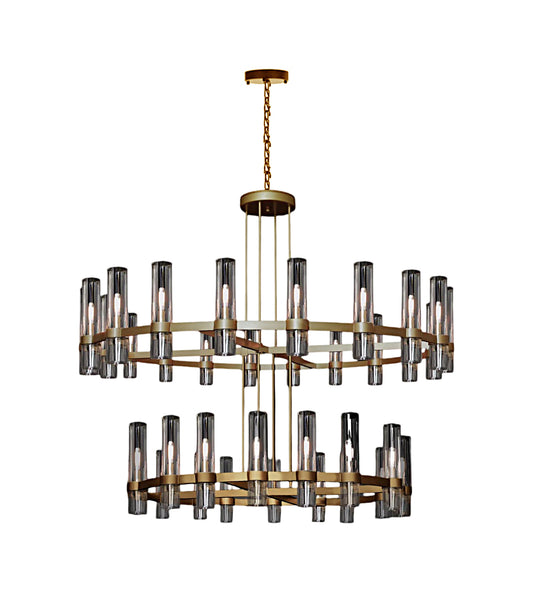 Varella Round Chandelier 60" Vintage Barn Metal Chandelier chandeliers Industrial Loft Rustic Lighting Great for the Living Room, Dining Room, Foyer and Entryway, Family Room, and more!