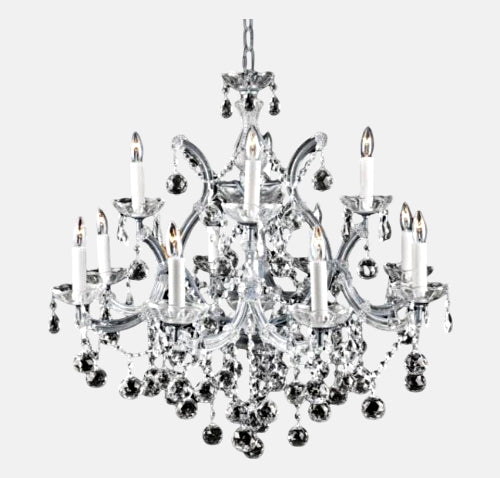 New Lighting Chandelier W/ Crystal Balls