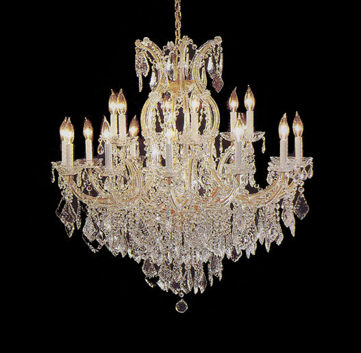 Maria Theresa Chandelier Crystal Lighting Lights Fixture Pendant Ceiling Lamp For Dining Room Entryway Living Room H38" X W37" - 200201603