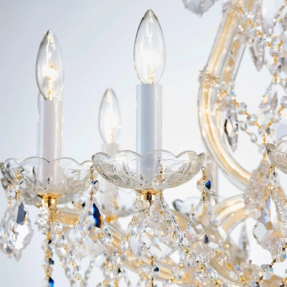 Maria Theresa Chandelier Crystal Lighting Lights Fixture Pendant Ceiling Lamp For Dining Room Entryway Living Room H38" X W37" - 200201603