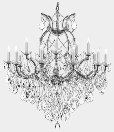 Maria Theresa Chandelier Crystal Lighting Chandeliers Lights Fixture Ceiling Lamp for Dining Room, Entryway, Living Room