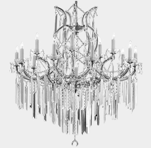 Maria Theresa Chandelier Empress Crystal (Tm) Lighting Chandeliers With Optical Quality Fringe Prisms