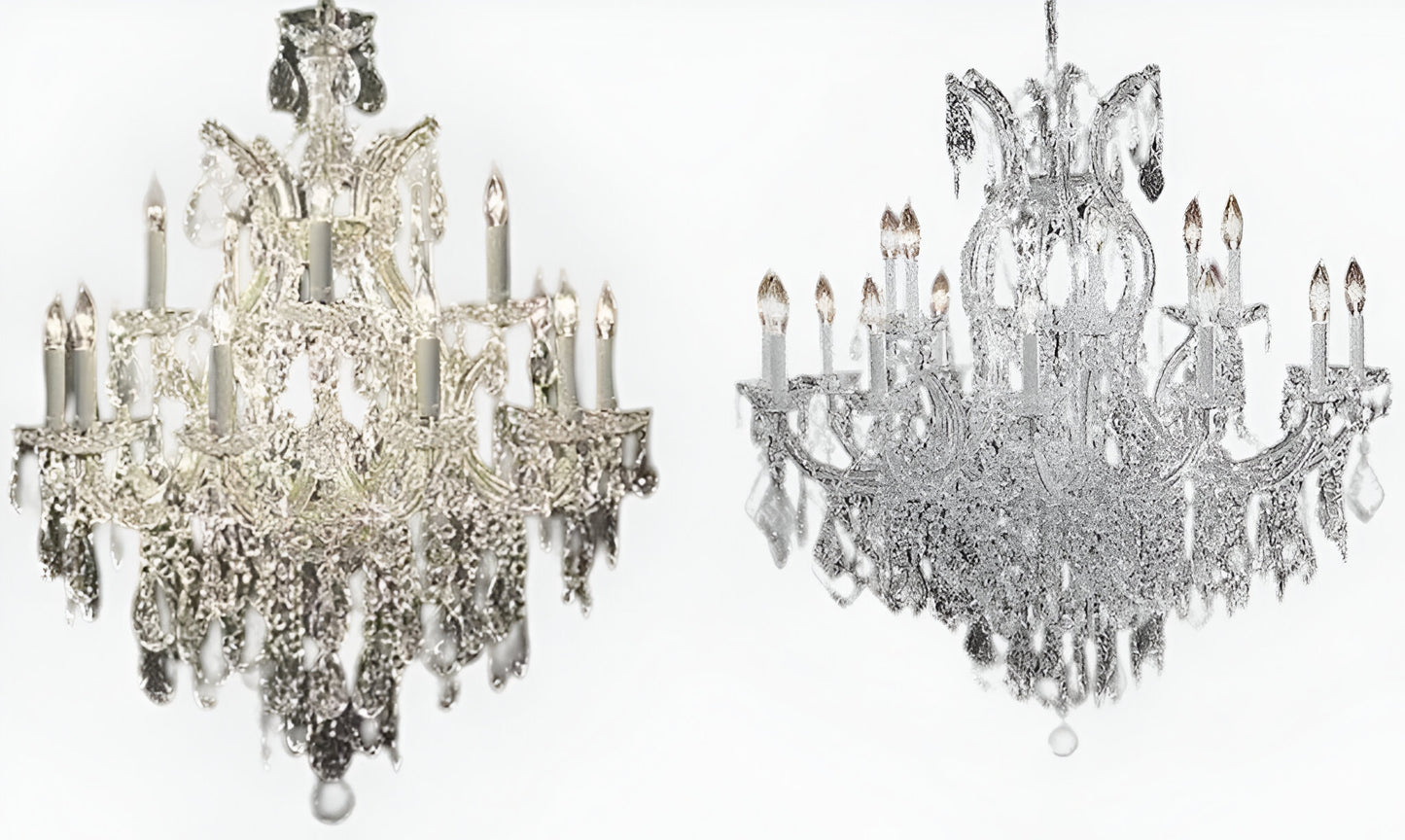 Chandelier Crystal Lighting Chandeliers - Great for The Dining Room, Foyer, Living Room! and 1 Chandelier Crystal Lighting Empress Crystal (TM)