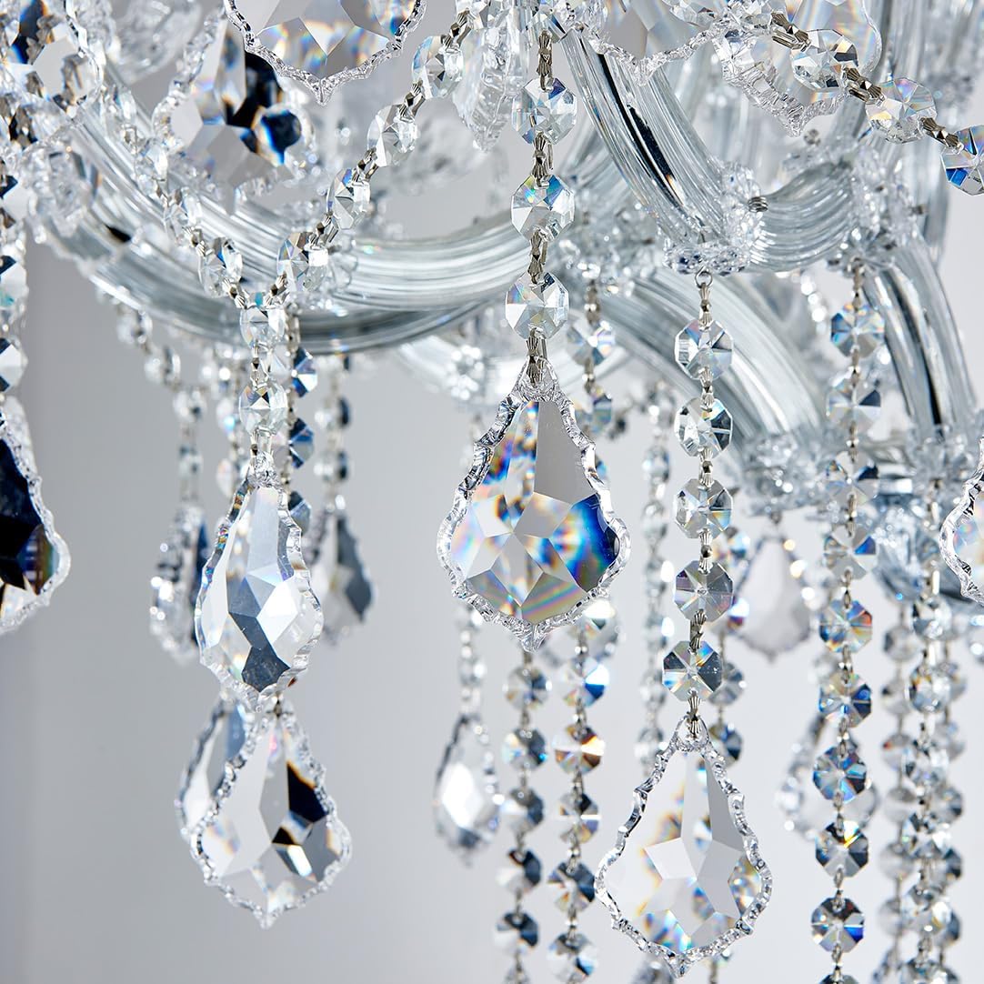 Maria Theresa crystal chandelier Empress Crystal Chandelier Elegant Chandelier Crystal Lighting, Dimensions: H38" x W37