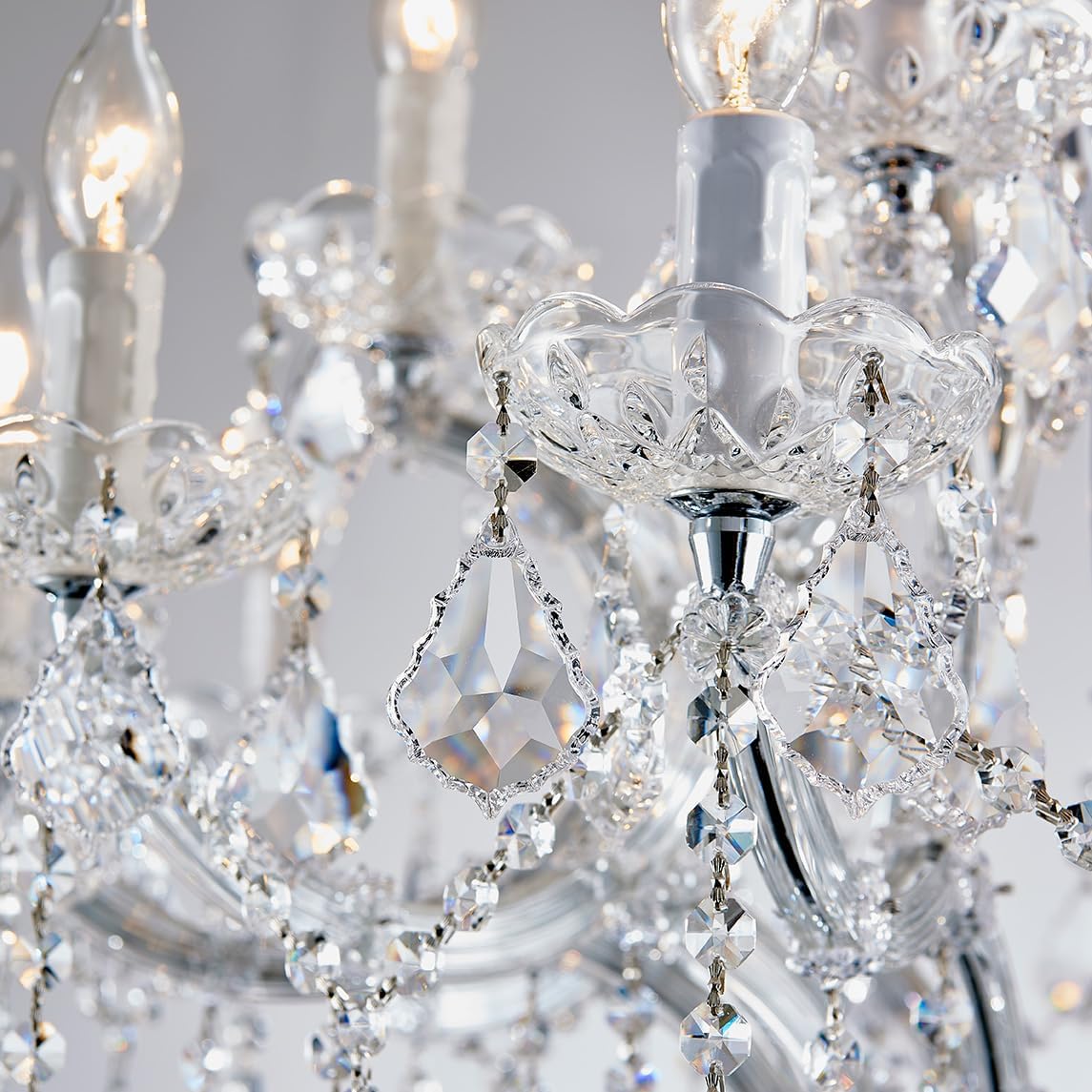 Maria Theresa crystal chandelier Empress Crystal Chandelier Elegant Chandelier Crystal Lighting, Dimensions: H38" x W37
