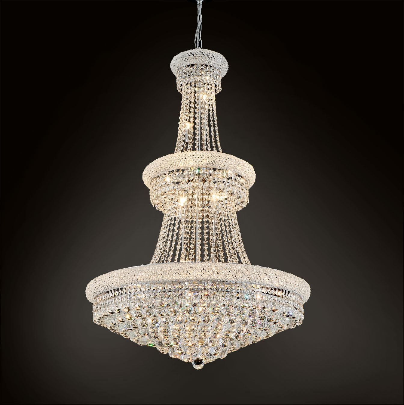 tall foyer chandelier extra large wrought iron chandeliers empire crystal