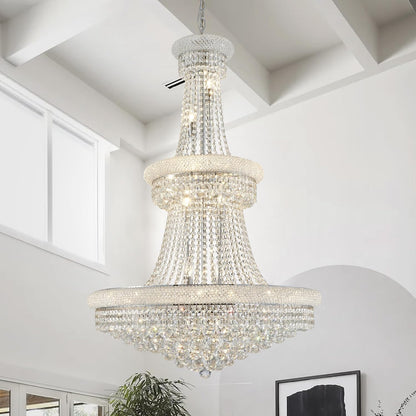 Crystal chandelier hanging crystal ceiling light fixture