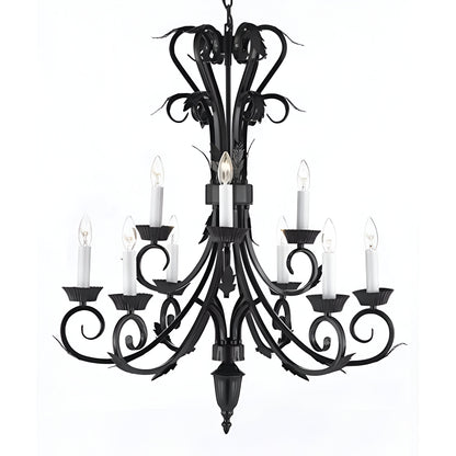 Wrought Iron Chandelier extra large wrought iron chandeliers rustic wrought iron chandelier